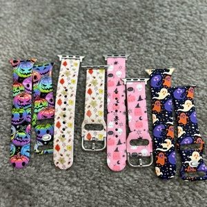 4 fall/ Halloween watch bands